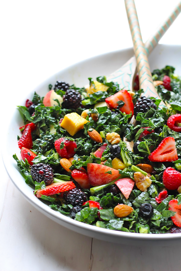 The Best Kale Summer Salad!