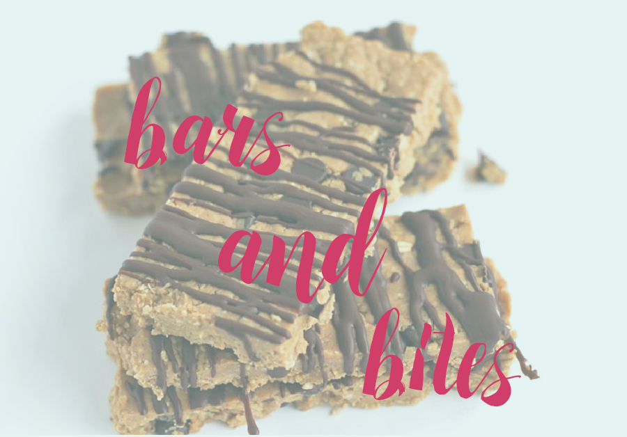 Bars and Bites - chocolate chip cookie dough protein bars via thebalancedberry.com