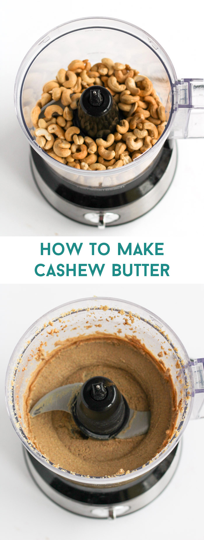 Homemade cashew butter that tastes  reminiscent of cookie butter. Your new favorite nut butter that's easy to make! | thebalancedberry.com #vegan #paleo