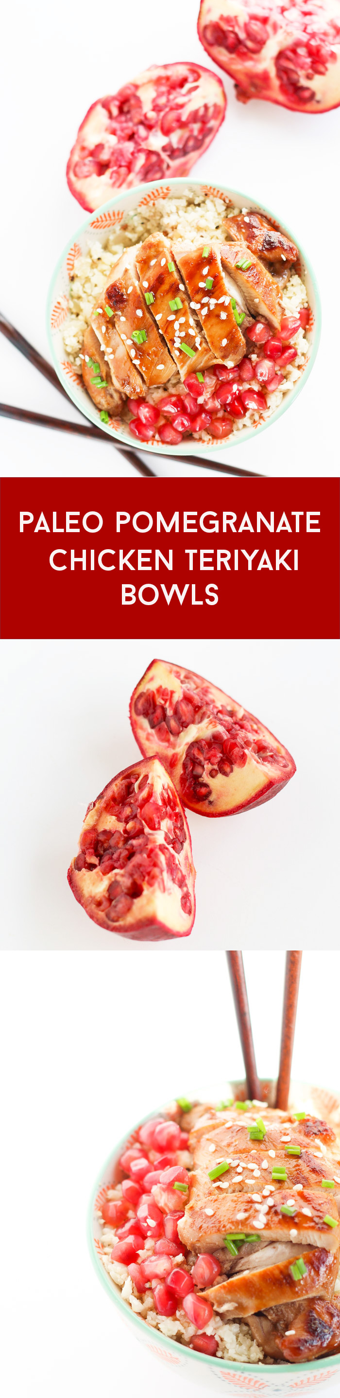 Homemade chicken teriyaki bowls with a twist! #paleo