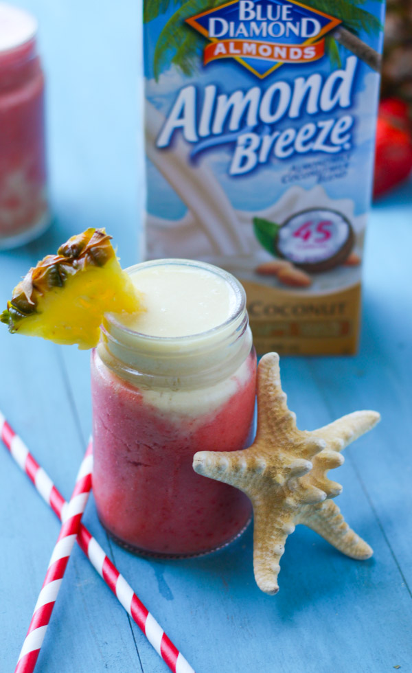 Tropical Vacation Smoothie via thebalancedberry.com