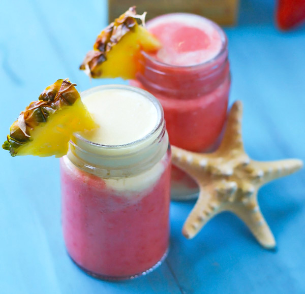 Tropical Vacation Smoothie via thebalancedberry.com