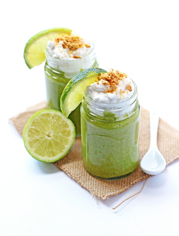 Key Lime Pie Chia Pudding - a sweet, refreshing dessert! via thebalancedberry.com