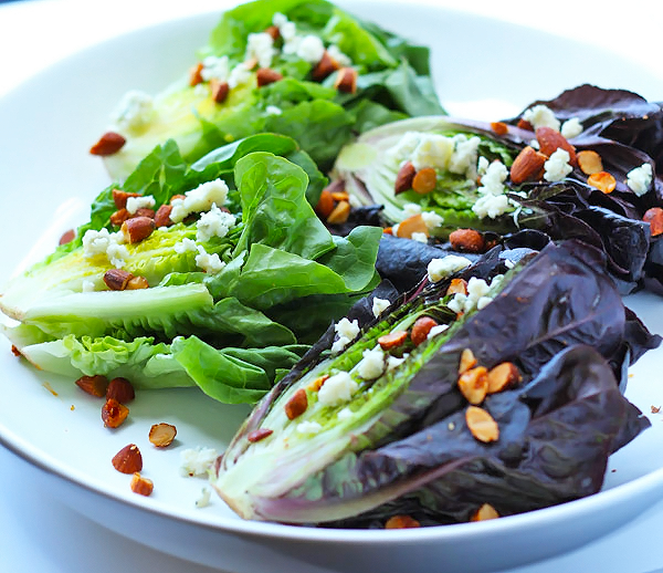 Amazing lightened-up wedge salad!  #glutenfree #meatlessmonday