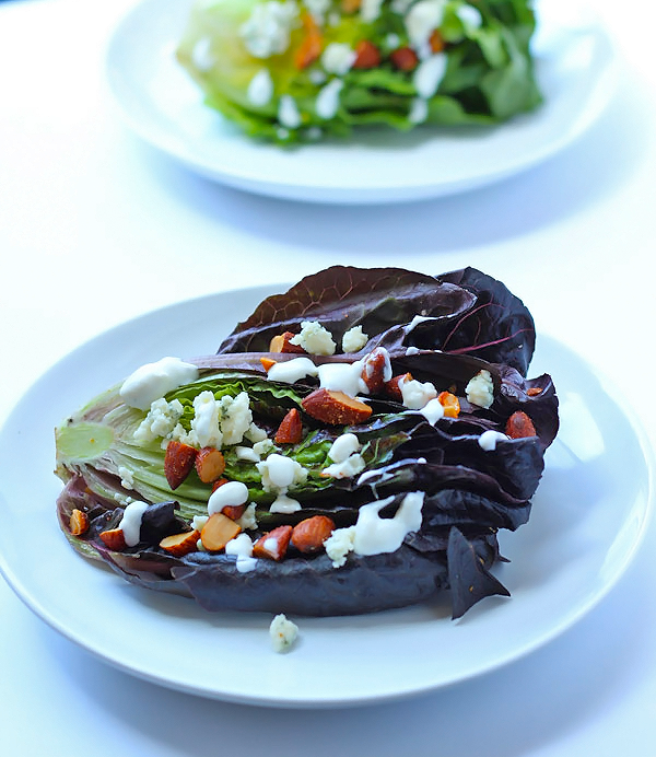Amazing lightened-up wedge salad! 