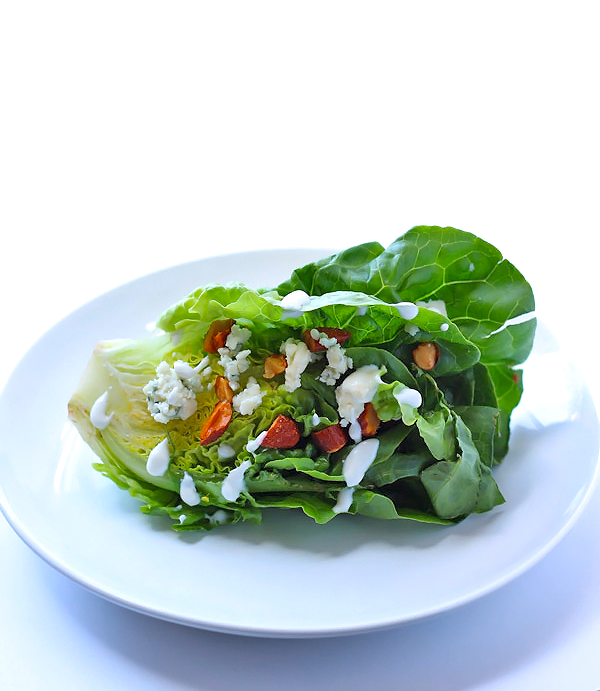 Amazing lightened-up wedge salad!  #glutenfree #meatlessmonday