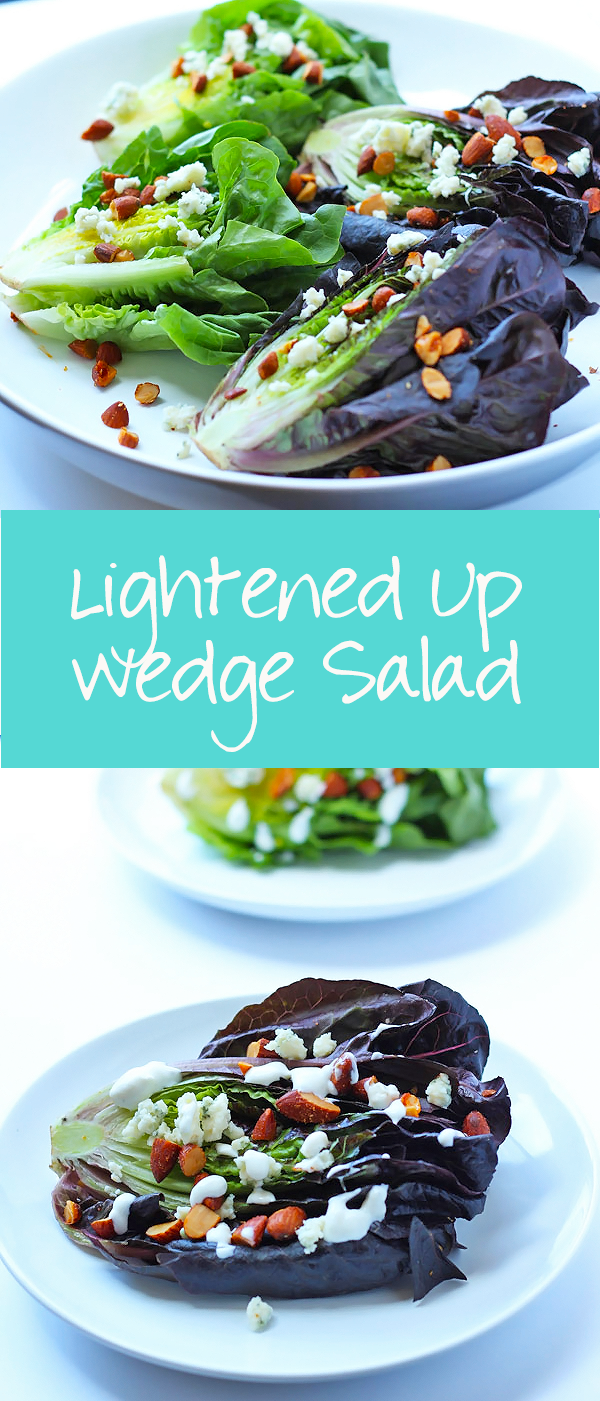 Amazing healthier wedge salad!  #glutenfree #meatlessmonday
