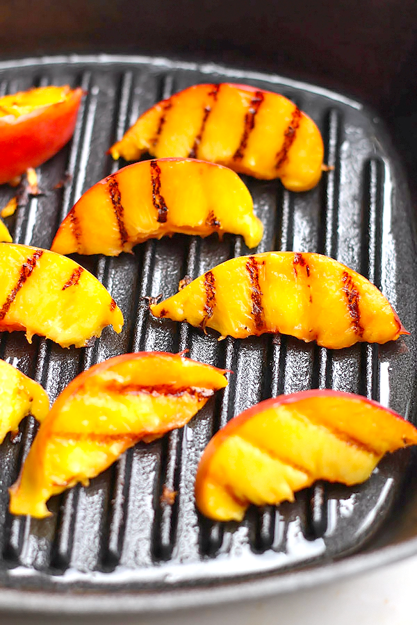 Have you tried grilled peaches? Brush with coconut oil, and grill over medium for a few minutes each side!