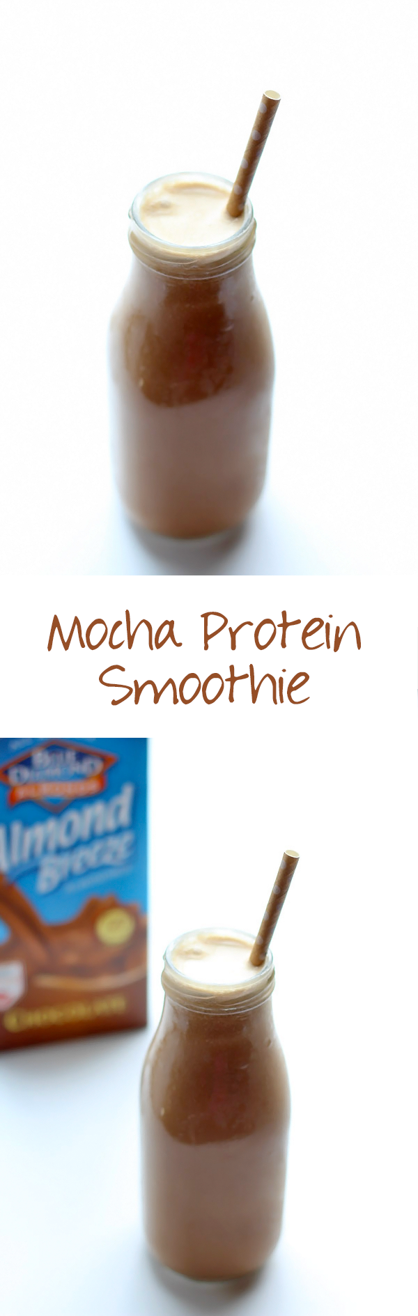 Mocha Protein Smoothie - a cool, creamy way to get your caffeine fix!