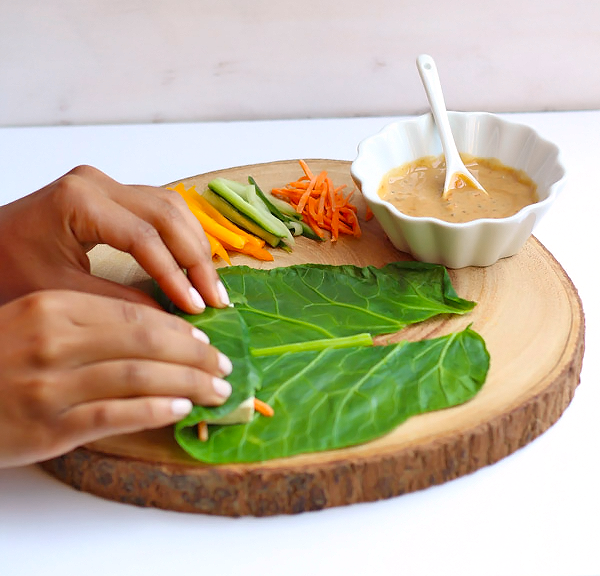 Simple Summer Salad Rolls - delicious, customizable salad rolls using ingredients you have on hand!