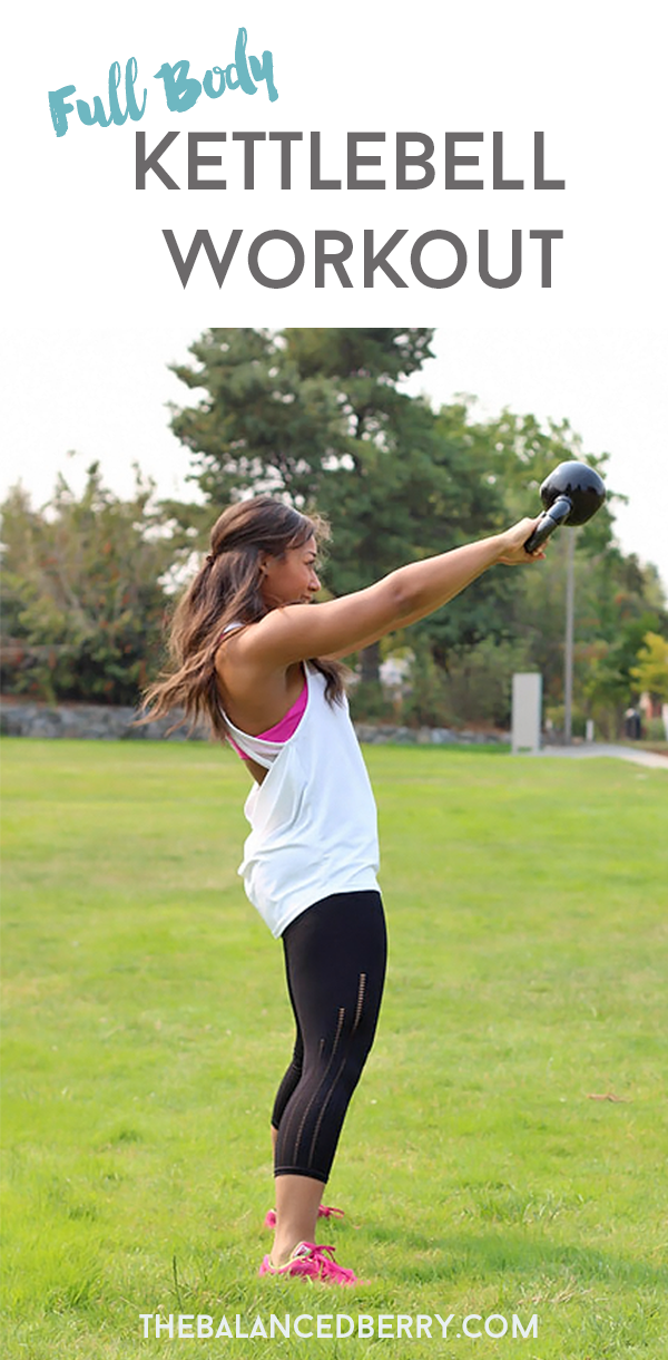 This beginner kettlebell workout is a quick and dirty circuit that will work your entire body!