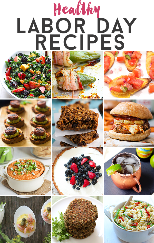 Healthy Labor Day Recipe round-up. Send off summer with these delicious dishes!