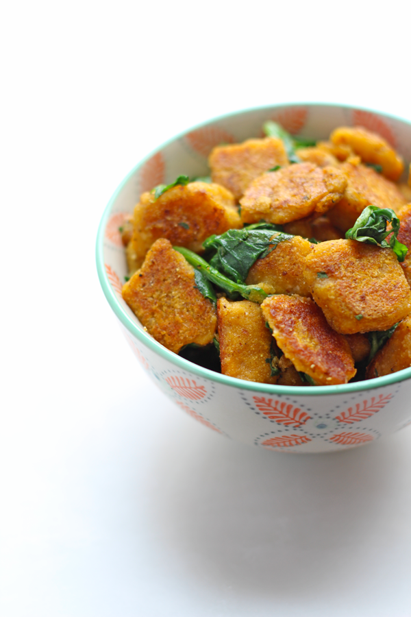 EASY pumpkin gnocci that happens to be gluten free, vegan and has a paleo-friendly option.