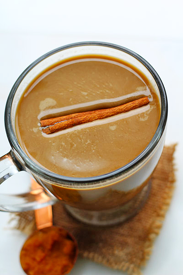 Amazing homemade pumpkin spice coffee creamer! Dairy free, vegan, paleo-friendly and easy to make!