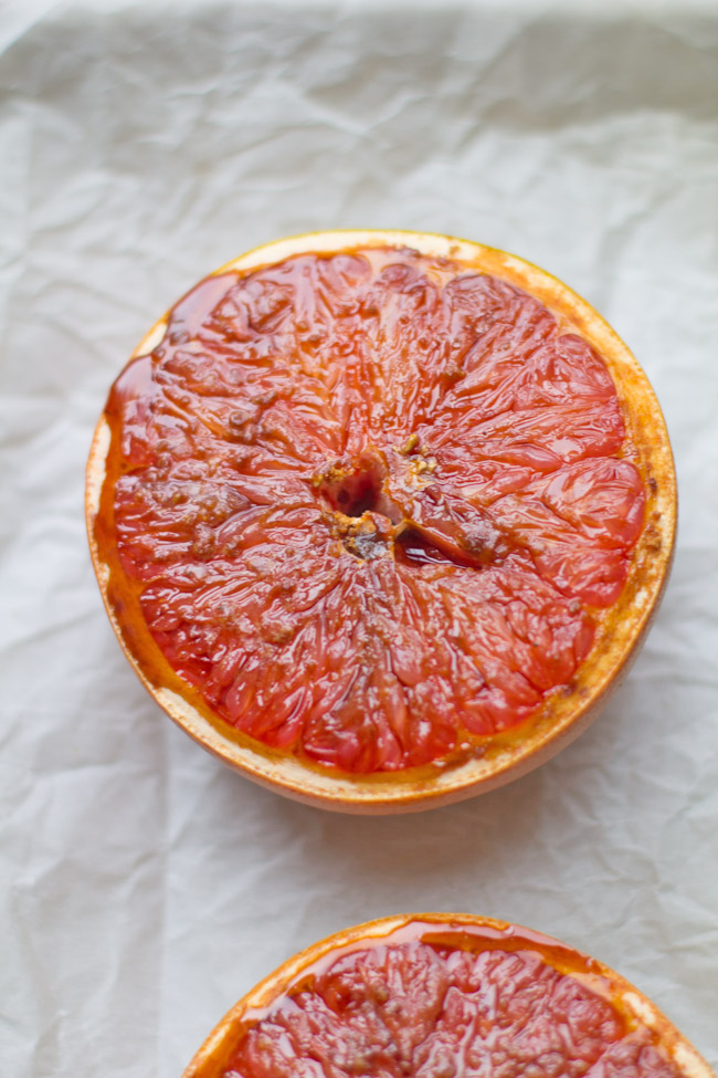 Broiled Grapefruit is the best way to enjoy grapefruit! Sweet, juicy and super simple to make.