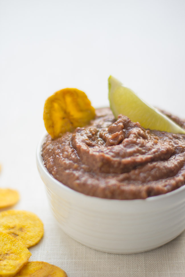 Spicy Black Bean Dip - the perfect healthy addition to your party or game-day spread!