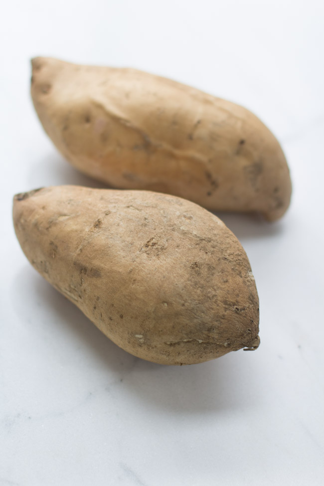 Sweet potatoes are a great source of vitamin A, vitamin C, fiber and potassium. Try them in this amazing loaded sweet potato skins recipe!