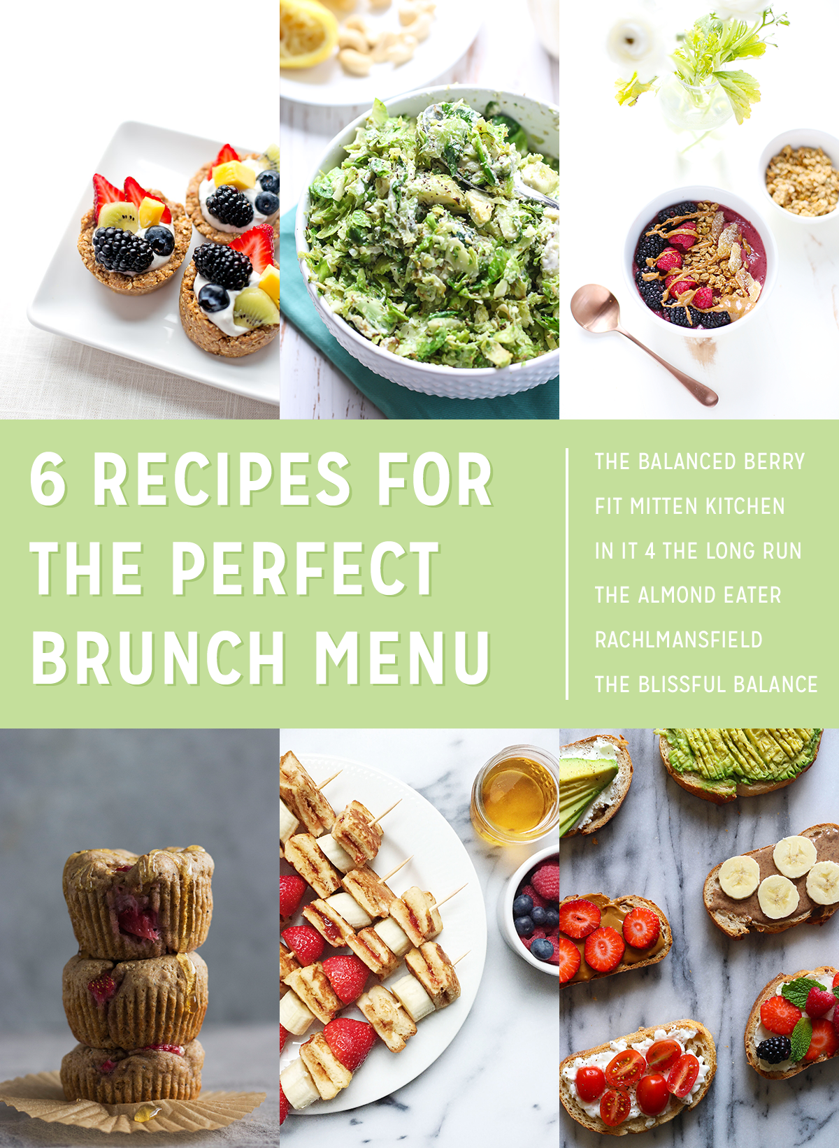 These six healthy, amazing brunch recipes have something for everyone!