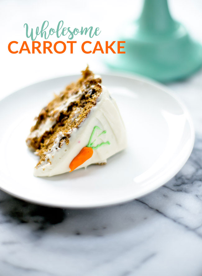 This classic carrot cake is made with wholesome ingredients. It is sweet, perfectly spiced and incredibly easy to make.