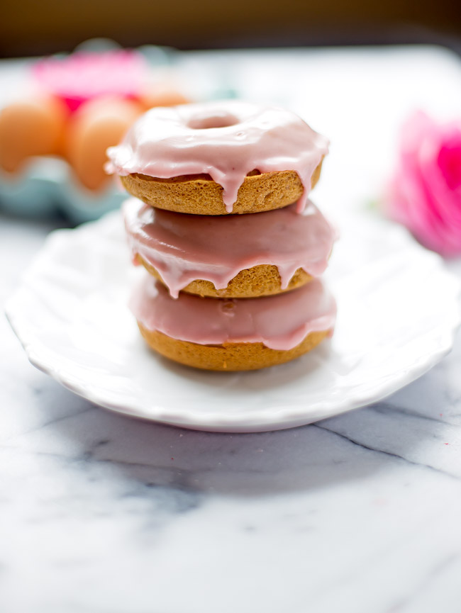 These gluten free vanilla doughnuts are baked, not fried. They're soft, fluffy and super easy to make. You would never guess they are dairy and gluten free!