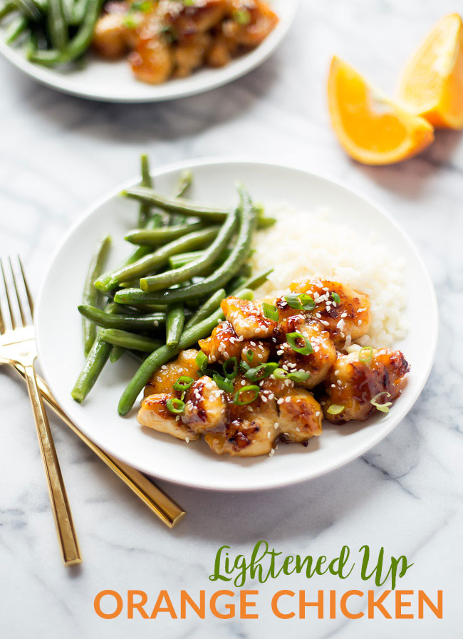 This simple Orange Chicken is slightly sweet with a kick. It is gluten free, paleo-friendly and comes together in under 30 minutes. 