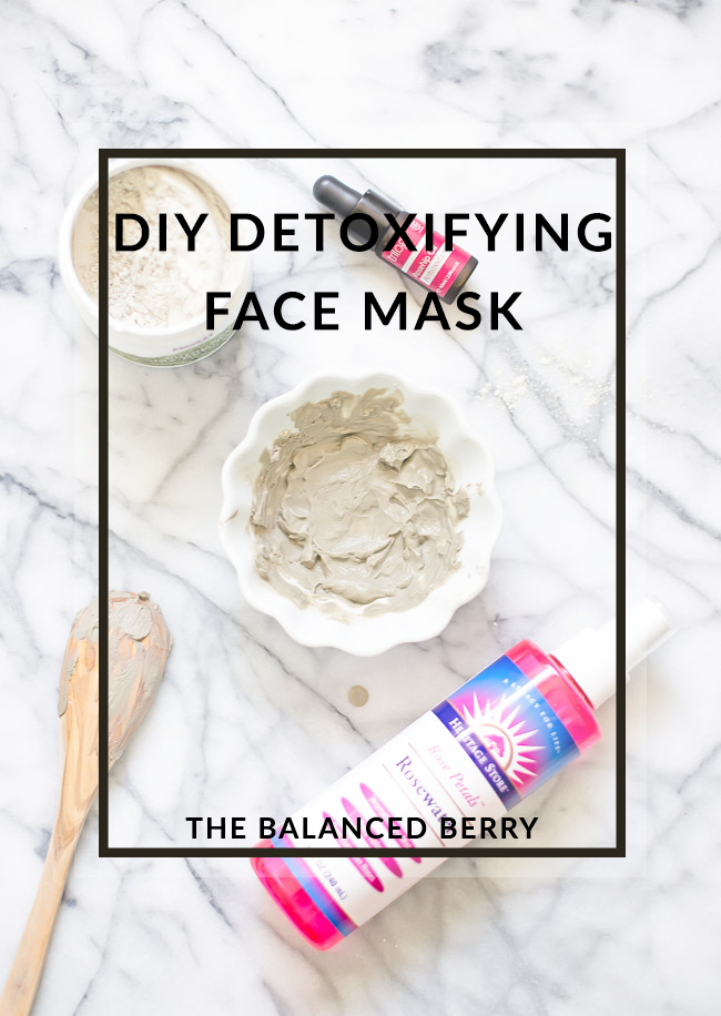DIY Detoxifying Face Mask - a simple face mask to nourish and detoxify!