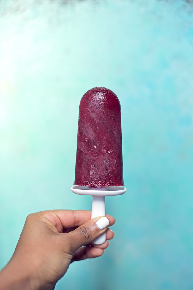 Watermelon Cherry Popsicles - only four ingredients for a delicious summer treat!