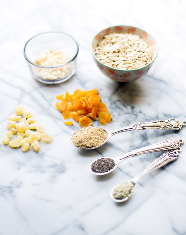 Even if you're on the go, you can start your day with a boost of nutrition with these tropical overnight oats