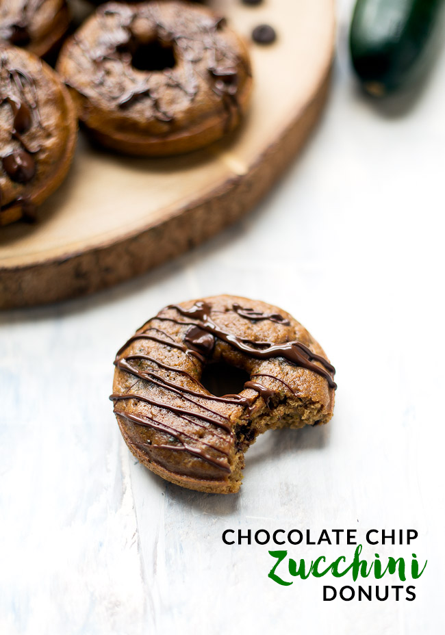 These chocolate chip zucchini donuts are a nutrition-packed twist on your favorite breakfast treat!