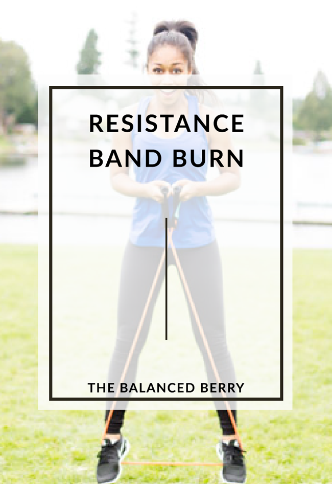 How to use resistance bands - simple full-body burn using bands!