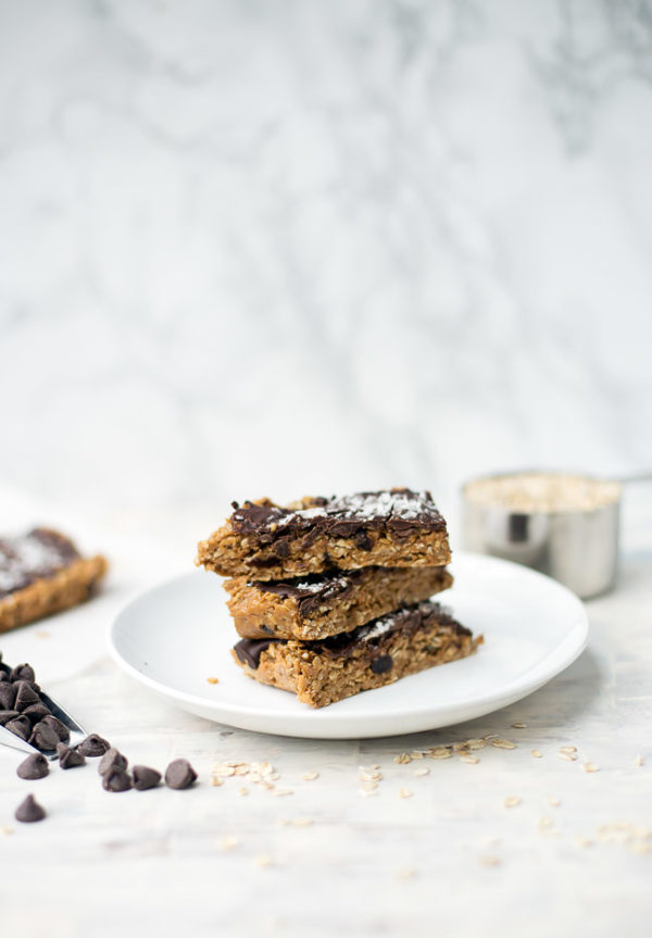 These no-bake Peanut Butter Chocolate Oatmeal bars are the perfect gluten-free sweet treat. They are made with simple, clean ingredients but taste incredibly decadent!