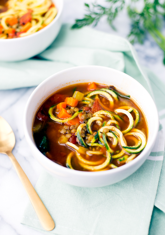 This delicious vegetable noodle soup is the perfect healthy, comforting meal. It is packed with vegetables and body-loving ingredients.