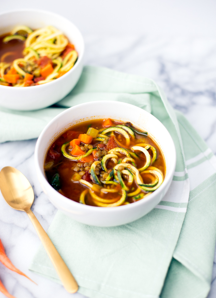 This delicious vegetable noodle soup is the perfect healthy, comforting meal. It is packed with vegetables and body-loving ingredients. 