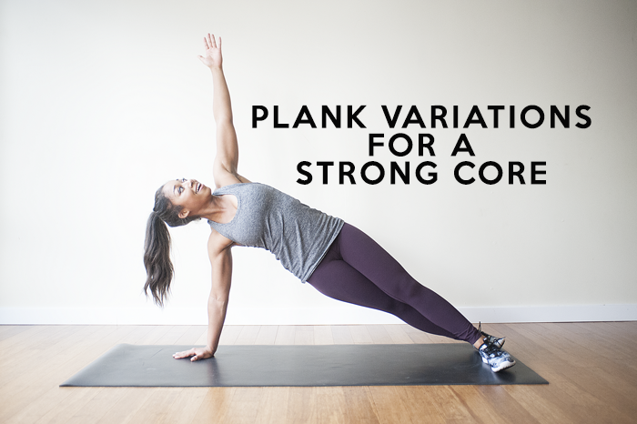 Strengthen your core with these five plank variations!