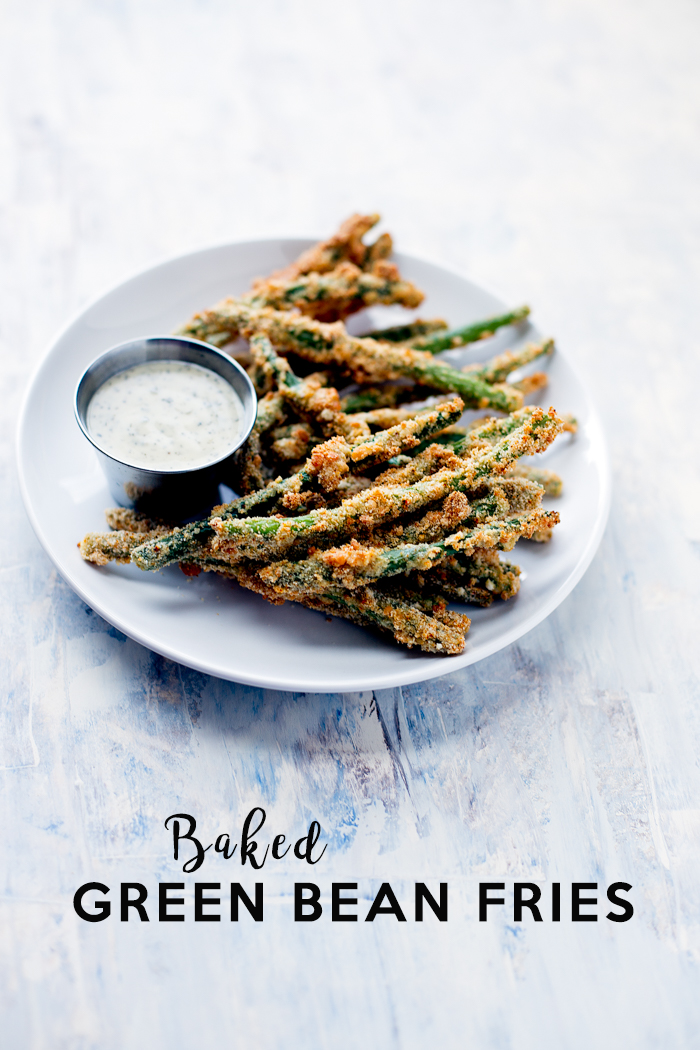 These baked green bean fries will be your new go-to healthy side dish! They are perfectly crispy, and are completely grain-free!