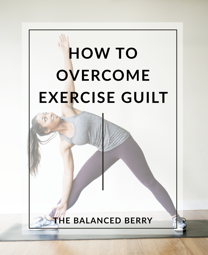 How to overcome exercise guilt - tips for reducing feelings of guilt in your fitness routine.