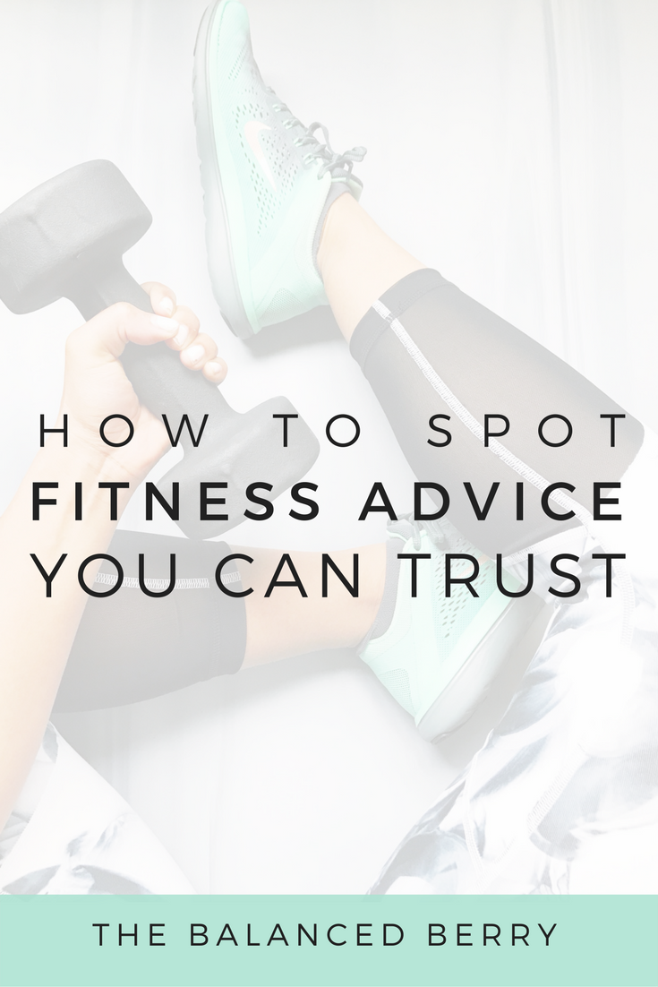 Three tips to help you spot online fitness advice you can trust, that will truly help you reach your goals.