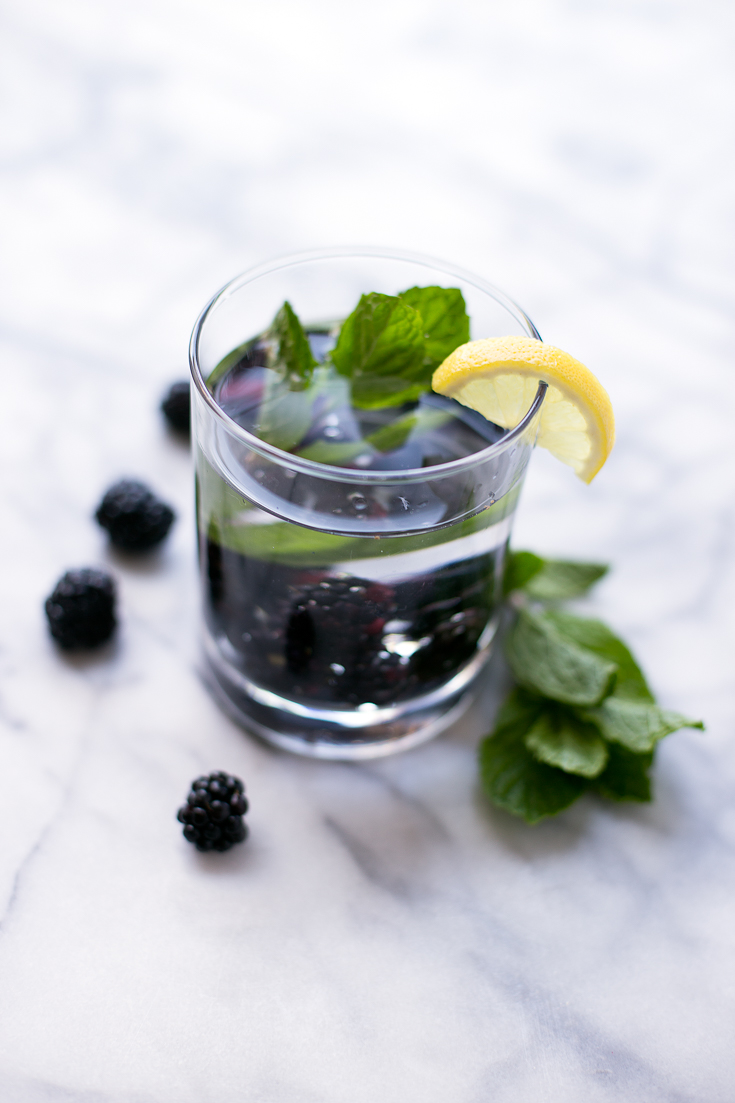 This Blackberry Mint Infused Water is refreshing, slightly sweet, and is an amazing infusion for summer water.