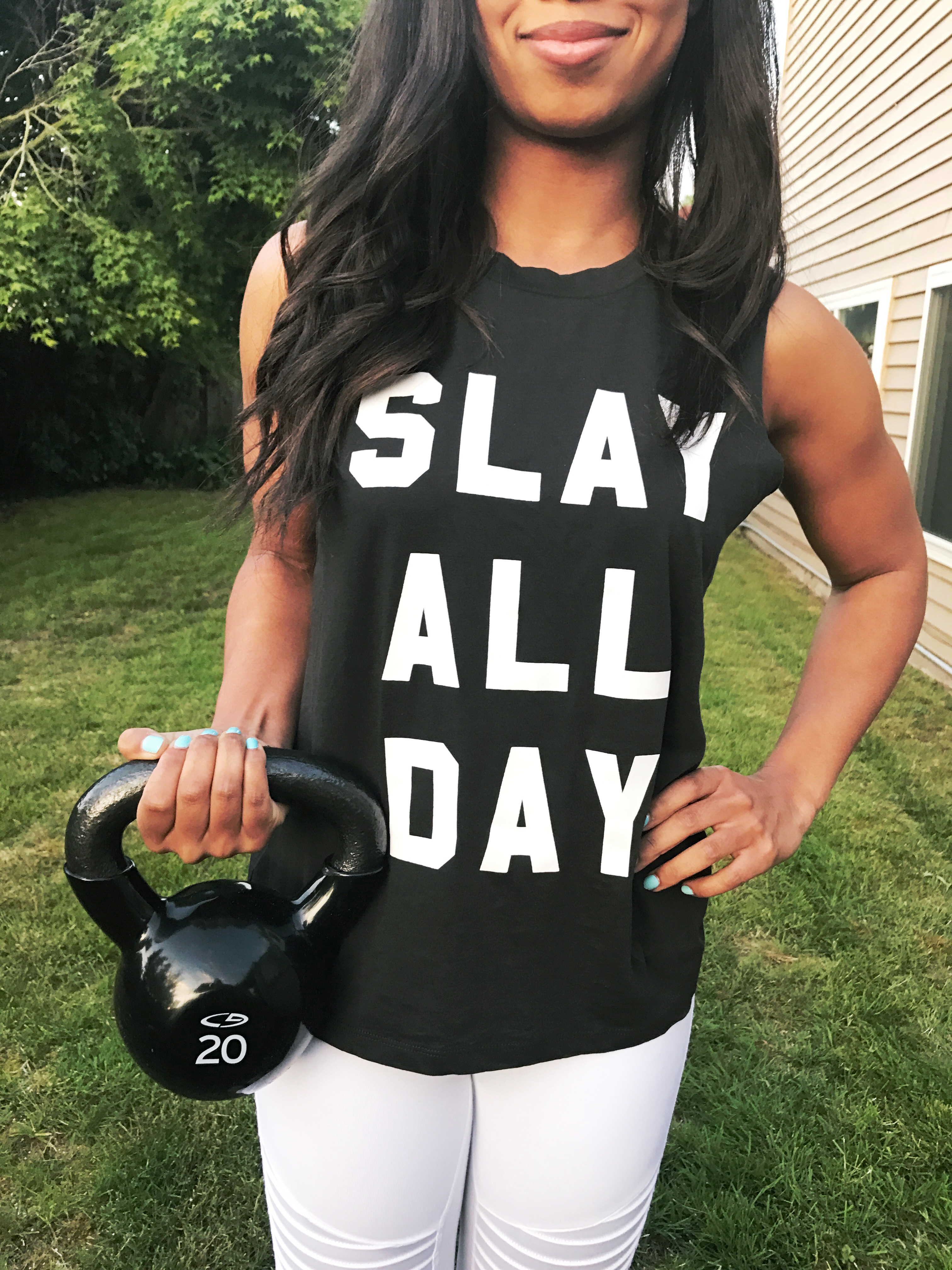 A FREE summer fitness challenge to help you feel strong, confident, and ready to SLAY.