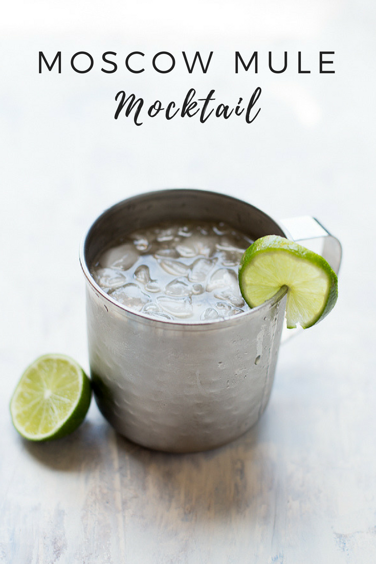 This Moscow Mule Mocktail is the perfect non-alcoholic addition to your happy hour! It is light, refreshing, and delicious.