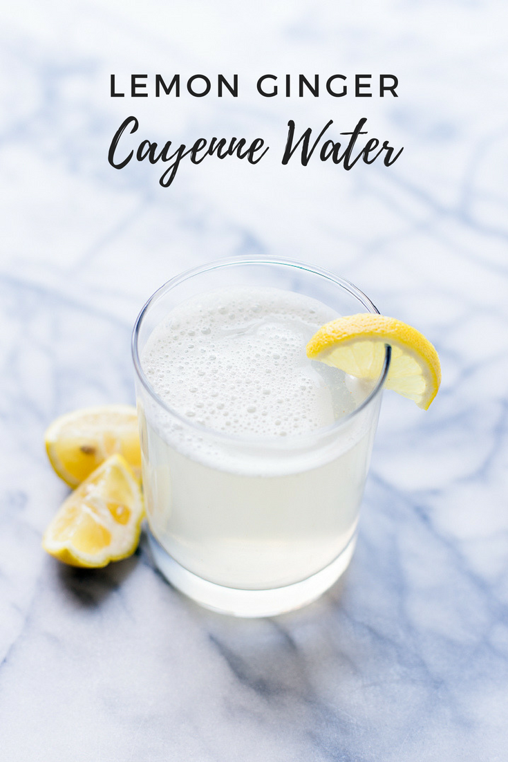 This lemon ginger cayenne water is packed with ingredients to promote good gut health and hydration. It’s like lemonade with a kick!