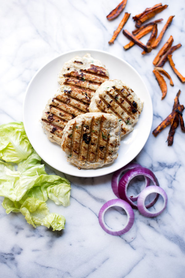 These healthy turkey burgers are the perfect protein for your meal prep! They are flavorful, easy to make and are a total crowd-pleaser.