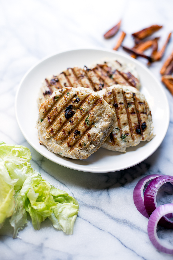 These healthy turkey burgers are the perfect protein for your meal prep! They are flavorful, easy to make and are a total crowd-pleaser.