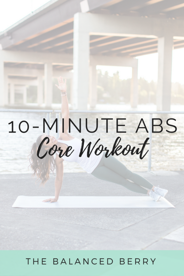 This 10-minute routine will strengthen your entire core revealing a toned, refined midsection.