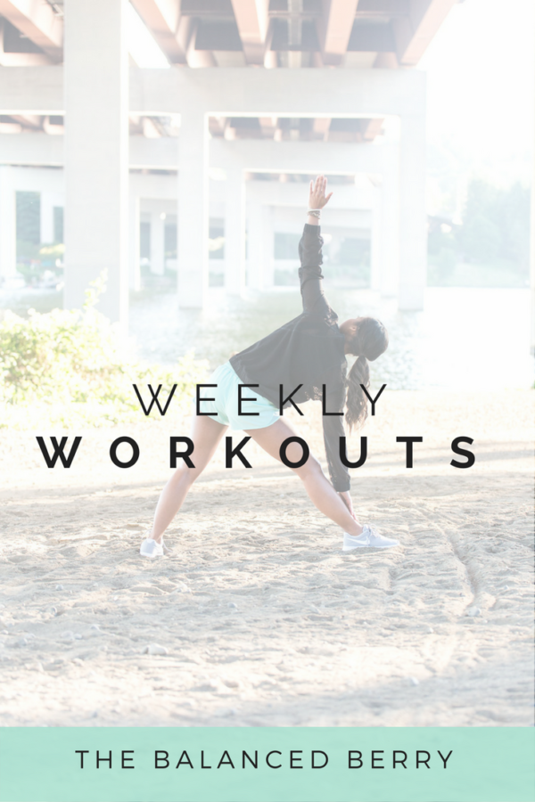 WEEKLY WORKOUTS