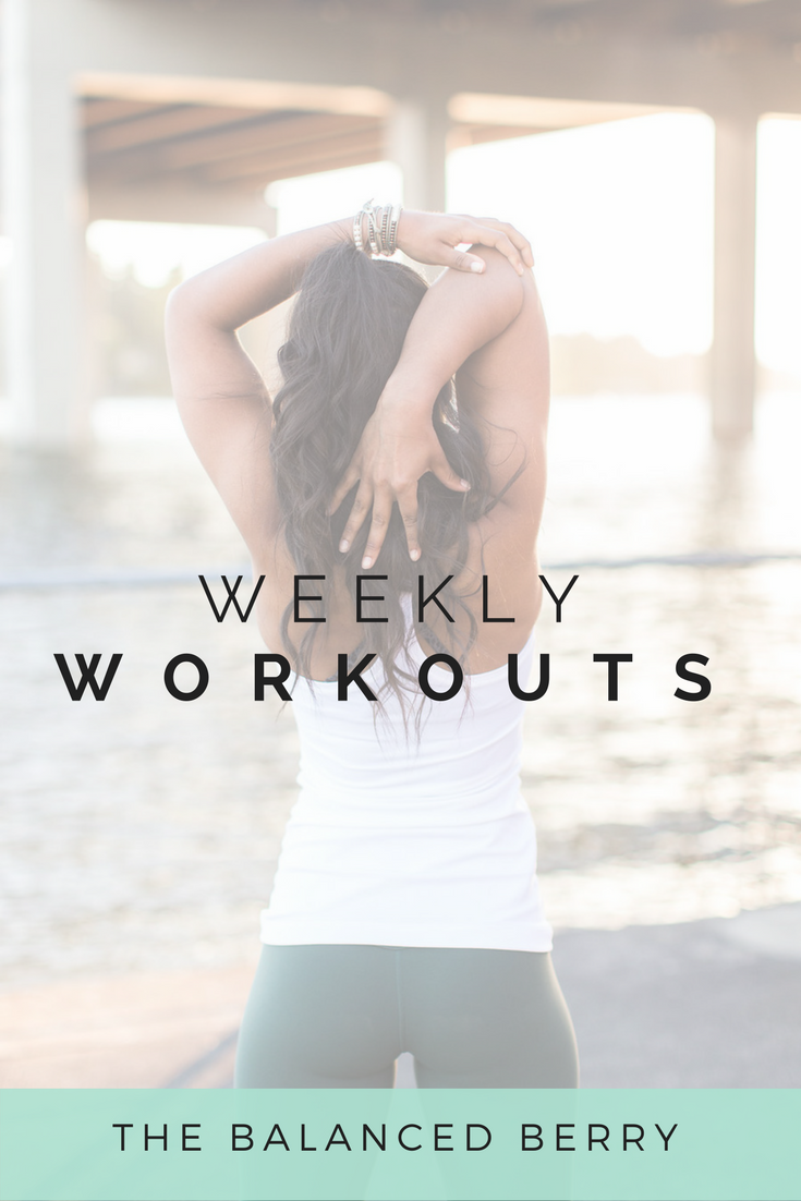 Weekly Workouts | The Balanced Berry