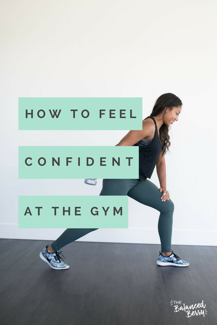 How to Feel Confident at the Gym - easy tips and tricks to help you feel more comfortable working on your fitness in public.