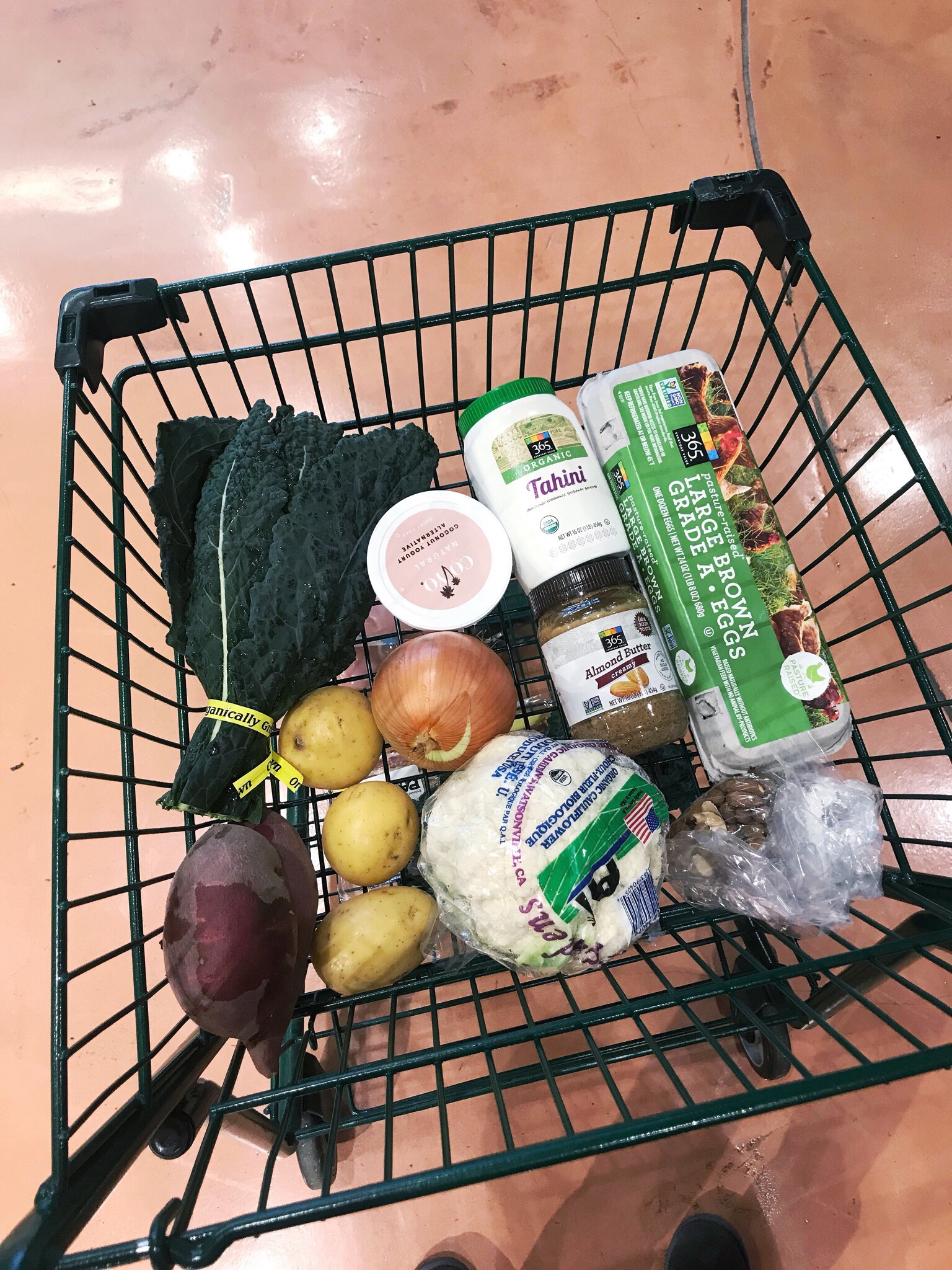 Take a look behind the scenes and peek into my grocery cart. Bonus: you can download a grocery list and meal planning printable!