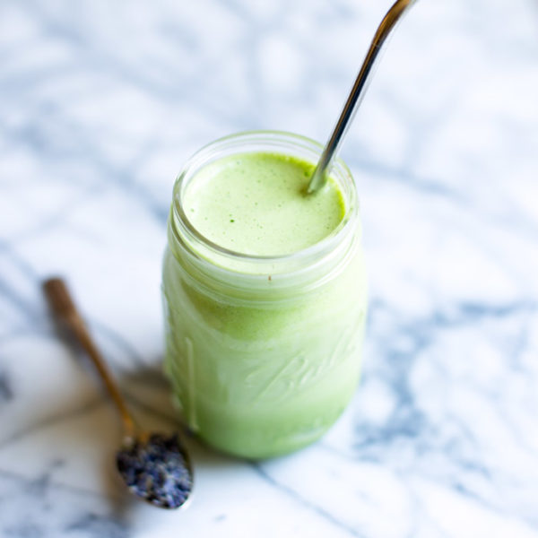 Lavender Matcha Latte