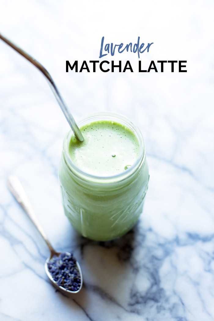 This Lavender Matcha Latte is the perfect way to get your matcha fix. It’s lightly sweetened, dairy-free and is absolutely delicious iced.